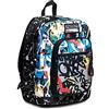 Seven Zaino New Fit, Doppio Scomparto, Tasca Porta Borraccia, Scuola e Tempo Libero, Navy Bush Boy, Bambini e Ragazzi, multicolore