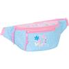 safta BLACKFIT8 SMILE Marsupio con tasca esterna, ideale per giovani e bambini di diverse età, comodo e versatile, qualità e resistenza, 23 x 9 x 12 cm, Blu chiaro/Rosa Chiaro, M, Casual