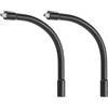 PATIKIL 8 Braccio a Collo d'Oca, 2pz 1/4-20 Femmina a Maschio Tubo Flessibile Universale in Metallo per Supporto Estensibile per Action Camera, Telefono, MicroTelefono, Nero