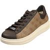 Guess Vibo CARRYOVER, Sneaker Uomo, Beige Brown, 40 EU