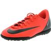 Nike VaporX XII Club CR7 TF, Scarpe da Calcio Unisex-Bambini, Rosso (Bright Crimson/Black-Chrome 600), 35 EU