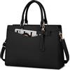 Dakuly Borsa Donna da Lavoro Borsa Porta PC 15,6 Pollici Impermeabile Grande Borse a Mano per Università Ufficio Affari Pelle PU Borse a Tracolla