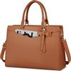 Dakuly Borsa Donna da Lavoro Borsa Porta PC 15,6 Pollici Impermeabile Grande Borse a Mano per Università Ufficio Affari Pelle PU Borse a Tracolla