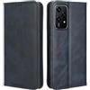 PEIYE Cover per Honor 200 Lite, Custodia Libro Flip in PU Pelle Portafoglio, Case Antiurto Soft con Porta Carte e Chiusura Magnetica, Funzione Stand - Blu