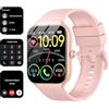 Fempoin Smartwatch Uomo Donna, 1.96 Orologio Smartwatch con Effettua/Risposta Chiamate, 112+ Sportive Fitness Tracker con Cardiofrequenzimetro Sonno Contapassi, Impermeabil IP68 Smart Watch Android iOS Rosa