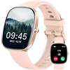 UPDEI Smartwatch Uomo Donna (Rispondi/Effettua Chiamate), 1.83 Orologio Smartwatch con Contapassi/Sonno/SpO2/Cardiofrequenzimetro, 100+ Modalità Sportive, IP68 Impermeabile Fitness Tracker per iOS Android