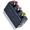 RUITROLIKER - Adattatore Scart convertitore AV maschio 3RCA per PS4, TV, DVD