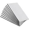 Xujinsongg 10 Pezzi Tappetini Isolanti per Auto Tappetino Fonoassorbente per Auto Pannello Isolante in Alluminio Butilico Tappetino Isolante per Isolamento Acustico Impermeabile Ignifugo (245 x 185 x 4.5 mm)