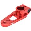 Dilwe Braccio servo RC, Braccio dello sterzo 25T per Accessorio di Ricambio per aggiornamento Auto 1/8 1/10 RC(Rosso)