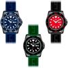 Lorenz Orologio Uomo LORENZ Silicone Nero Rosso Verde Grigio Bianco Sub 100mt