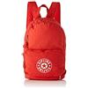 Kipling CLASSIC NIMAN FOLD Zaino Casual, 49 cm, 21 liters, Rosso (Active Red NC)