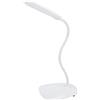 Garosa Lampada da scrivania a LED flessibile lampade da tavolo accattivanti lampada da ufficio dimmerabile con porta di ricarica USB modalità di illuminazione con 3 livelli di luminosità, touch control