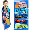 FISAPBXC Teli Mare, Auto Teli Mare, Telo da Bagno 3D per Bambini, Bambini Ultra Assorbente Coperta da Spiaggia Asciugamano da Viaggio Leggero e Portatile Bagno Doccia 150 * 70CM
