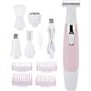 FILFEEL Rasoio elettrico donna, rasoio epilatore viso 5 in 1 per rasoio per viso, sopracciglia, del naso, gambe, ascelle e linea bikini