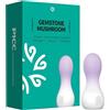 JIAOYUE Mini massaggiatore specifico per le parti intime femminili, con 10 modalità di vibrazione, impermeabile, silenzioso, potente e portatile, realizzato in morbido silicone, colore viola o giallo