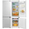 Generico Frigorifero Combinato, Frigorifero Combinato Doppia Porta 248L, Classe Energetica F, Congelatore 68L, Frigorifero 181L, Design Slim, Porte Reversibili, LED, Master Kitchen MKRF320ISTF
