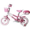 magikbike Bicicletta da bambina Unicorno dai 2 anni, misura 12 polici con movimento a sfera, cestino ebauletto postariore