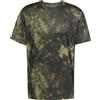 adidas Uomo Train Essentials Seasonal all Over Print Tee, Olive Strata, XS