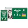 Amazon by Amazon Alimento completo per gatti anziani, Selezione mista in gelatina, 4.8kg (48 sacchetti da 100g)