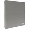 BM BeMore - Raccoglitore ad anelli grigio chiaro, 0123582 - Dimensioni 21 cm x 32 cm - Copertina Pesante Plastificata Lucida - Confezione da 5 pezzi - Colore grigio chiaro