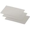Clairefontaine 11291C - Pacco da 25 biglietti - Formato 7x9,5cm - 210g/m² - Colore Argento - Biglietti di invito e Corrispondenza - Gamma Pollen - Carta Premium Liscia