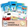 Sharpie Paper Mate Set di penne e pennarelli | Articoli di cancelleria | Penne a sfera, evidenziatori, pennarelli indelebili, matite meccaniche e nastro correttore | 124 pezzi