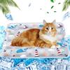 AHYDFSR Tappetino refrigerante per Animali Domestici, Tappetino rinfrescante per Cani e Gatti, Tappetino Refrigerante Gatti Iniezione D'acqua, 40x50cm, M, Grigio