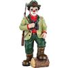 GILDE Pagliaccio in resina sintetica - Figura decorativa e oggetto da collezione - Altezza 15 cm, multicolore