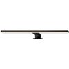 BRILONER - Lampada specchio bagno 2 in 1 montaggio, IP44 protezione dagli spruzzi d'acqua, applique specchio, luce per specchio bagno, 50 x 10,5 x 4 cm, nero
