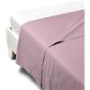 Caleffi 1003503 Percalle Superiore Lenzuolo per Matrimoniale Letto, Rosa