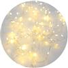 Brightium Ghirlanda di luci LED a catena argento 1,9 m IP20, ideale per decorare interni e creare ambienti accoglienti.