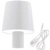 Spetebo Lampada da Bottiglia a Batteria Touch 60 LED 14 x 10 cm - Bianco - Luce Calda e Fredda da Inserire - Decorativa da Tavolo Dimmerabile Ricaricabile