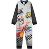 Hot Wheels Pigiama Intero Bambino Pigiamone Tutina di Pile(Multicolore, 4-5 Anni)
