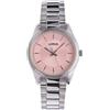 Lorus Orologio analogico al quarzo da donna con bracciale in acciaio inossidabile, Argento/Rosa - RG249XX9