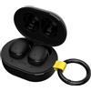 VulTech DRIP Cuffie Bluetooth 5.4, Auricolari Wireless In-Ear con Microfono, 14 Ore Totali, Controllo Touch, Ricarica USB-C, Assistente Vocale Siri e Google, Suono Bilanciato, Android/iOS, nere