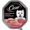 CESAR Alimento umido completo per cani adulti con tenera carne di vitello e pollame 150g