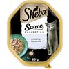 SHEBA Sauce Collection in vaschetta 85g cibo umido completo per gatti adulti bocconcini di vitello in salsa
