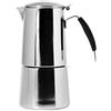 ILSA Omnia Express Caffettiera Espresso, Induzione, Acciaio Inox 18/10, Tazze 9