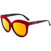 ITALIA INDEPENDENT 0092V-053-ZEB Occhiali da Sole, Rosso (Rojo), 58.0 Donna