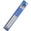 Coopay Set di 5 ferri da maglia da 5,0 mm, lunghezza 20 cm, in acciaio inox, per calze, sciarpe, cappelli, animali domestici, maglioni, aghi per calze, 5,0 mm