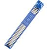 Coopay Set di 5 ferri da maglia da 4 mm, lunghezza 20 cm, ferri in acciaio inossidabile per calze, sciarpe, berretti, animali domestici, maglioni, ferri da calza 4 mm