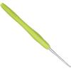 Coopay Uncinetti 2.0 mm, 1 pezzo Uncinetto in metallo colorato, Uncinetti ergonomici con impugnatura morbida e uncinetto in alluminio di alta qualità, Uncinetti per mani artritiche, Uncinetto con