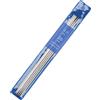 Coopay Set di 5 ferri da maglia da 3,0 mm, lunghezza 20 cm, ferri da maglia in acciaio inossidabile per calze, sciarpe, berretti, animali domestici, maglioni, ferri da maglia per calze da 3,0 mm
