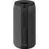 JAZ Cassa portatile WIZARD 10 Watt, altoparlante wireless multifonte con ingressi AUX, USB, SD, speaker resistente all'acqua IPX5, fino a 5 ore consecutive di musica, vivavoce integrato,Nero,Unica