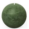 Spaas Candela a sfera in stile rustico 80 mm 24 ore, verde scuro
