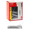 Fischer 20 Tasselli SX Plus 14x70 mm per Muro Pieno, Mattone Forato, Muratura, Calcestruzzo, per il Fissaggio di Lampadari, Mobili, Pensili, Mensole, 567614