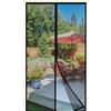 DUNSOO Zanzariera Magnetica, 90x210cm Zanzariera Porta, Zanzariera Porta Rete Fine, si Chiude da Sola per Balcone, Non è Necessario Praticare Fori, per Balcone Soggiorno, Nero