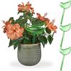 Relaxdays Set da 4 Sfere di Irrigazione a Goccia, Irrigatori Automatici a Forma di Volatile, 200 ml per Dispenser, Verde