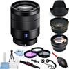 Sony Vario-Tessar T Fe 24-70mm F/4 Za Oss Lente SEL2470Z Pro Kit Filtro Fascio