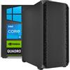 Assemblati PC linea WORKSTATION Intel i5 14600K - Ram 96 GB DDR5 - SSD M.2 2 TB - Quadro RT